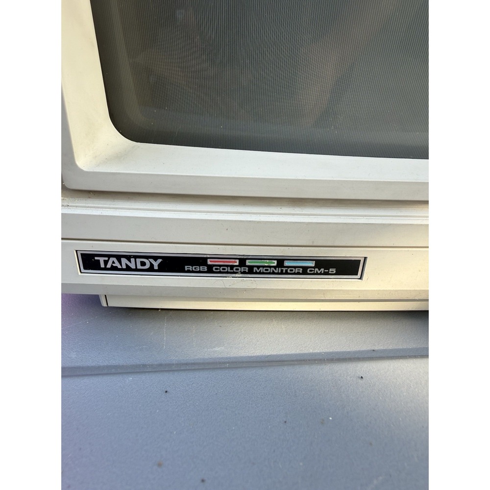 NOS Vintage Tandy CM-5 RGB Color Monitor (25-1023C)